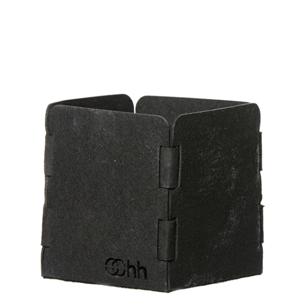 Eco-felt note boks, Black