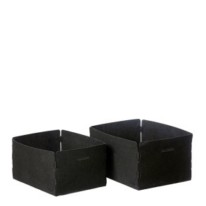 Eco-felt magasin holder, st med 2, Sort