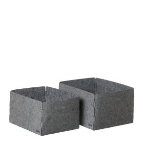 Eco-felt magasin holder, st med 2, Grey
