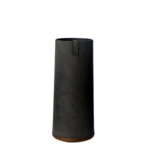 Art vase med cement finish, Sort