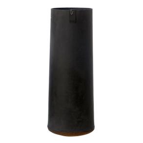 Art vase med cement finish, Black