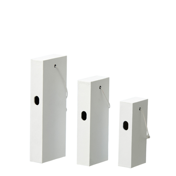 St m/3 Flower Boxes, White