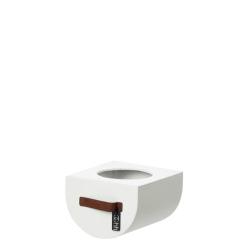 Kyoto arch mini potte, White