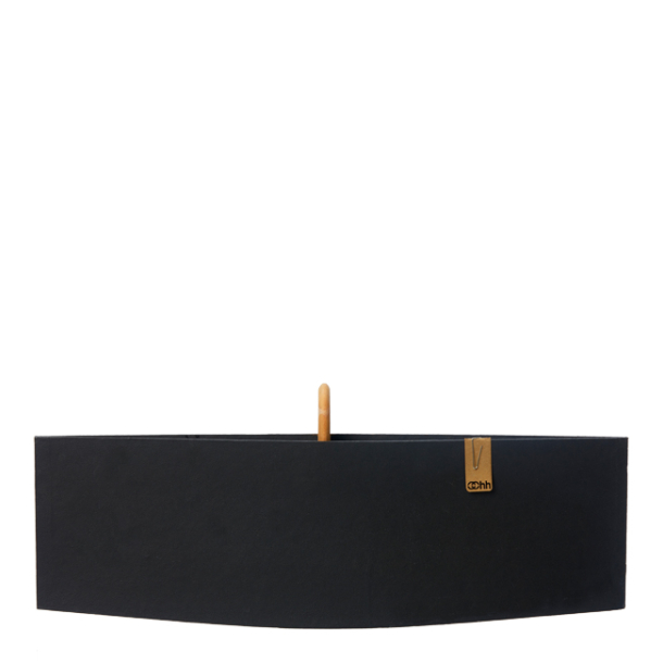 Venice Boat Vase, Black