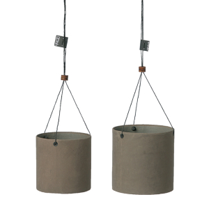 Tokyo Hanging pots, st med 2, Taupe