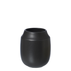 AYA vase mini, sand finish, Black