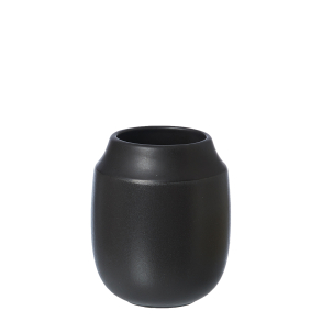 AYA vase mini, sand finish, Black