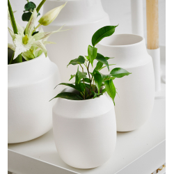 AYA vase mini, sand finish, Black