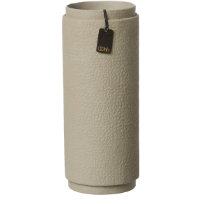 Madrid cylinder vase. Zero Waste, Lysebrun