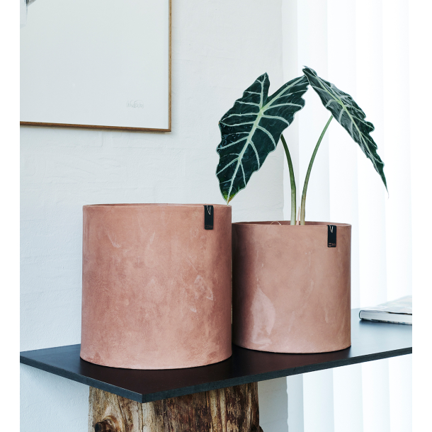 S/2 Tokyo XL Blomsterkrukker, Rustic Brown