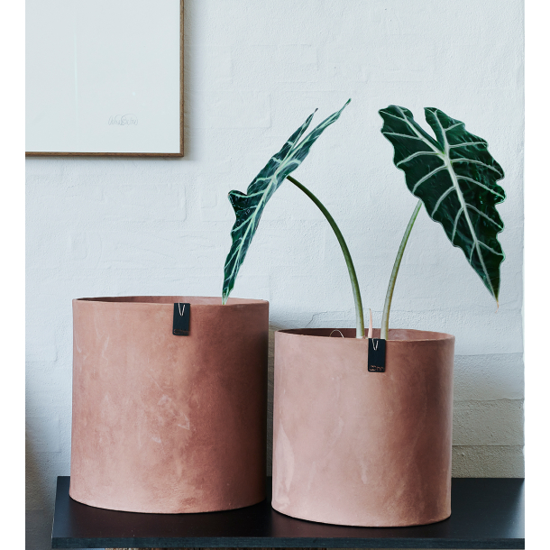 S/2 Tokyo XL Blomsterkrukker, Rustic Brown