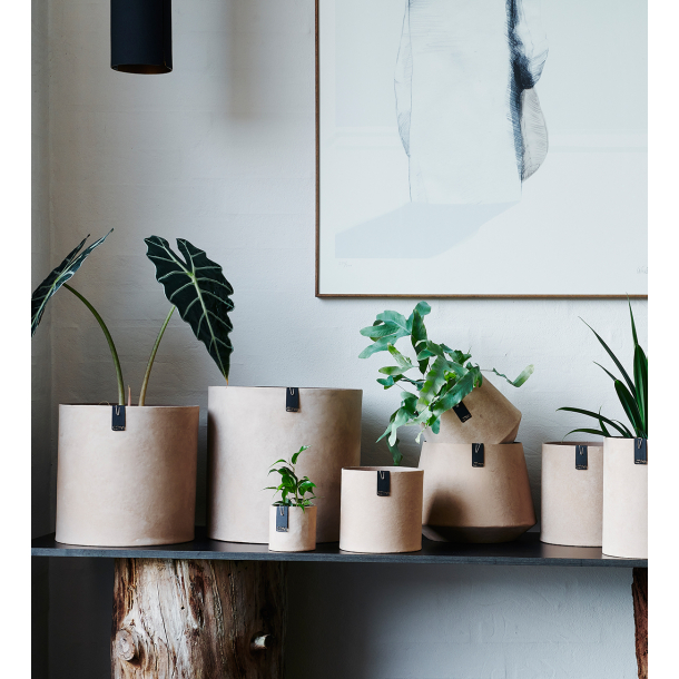 S/2 Tokyo XL Blomsterkrukker, Rustic Brown