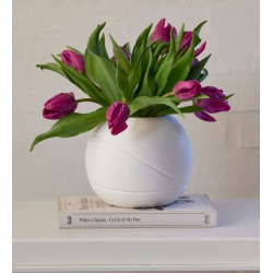 Water Flow Vase, stor, Hvid