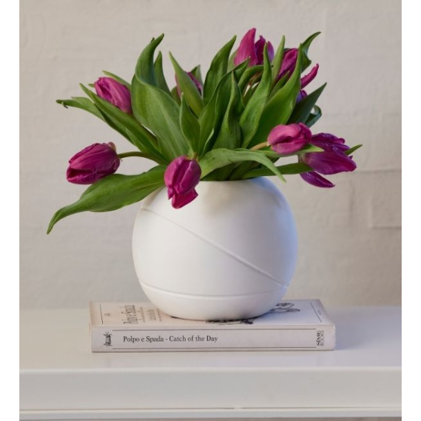 Water Flow Vase, stor, Hvid