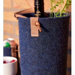 Vinkler af Zero Waste uld, Blue