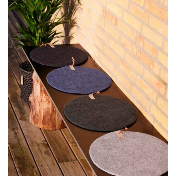 Hynde af Zero Waste uld, Grey