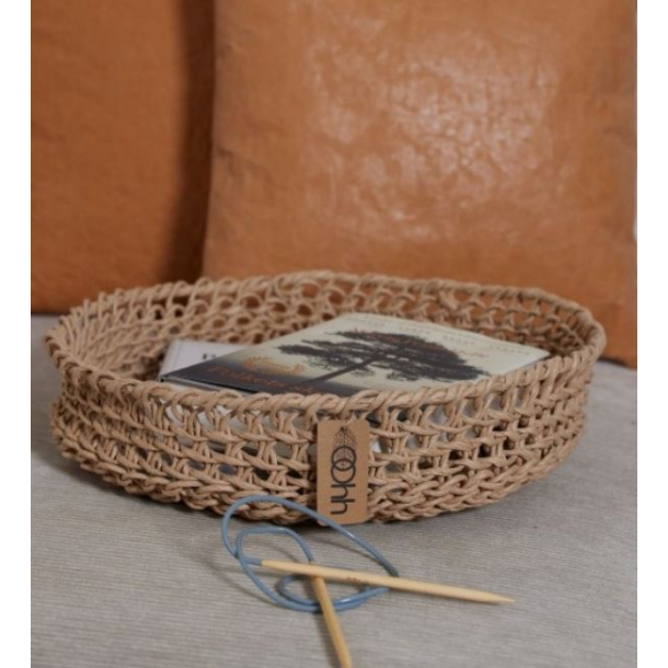 Woven Paper Trays Set of 3, Natural