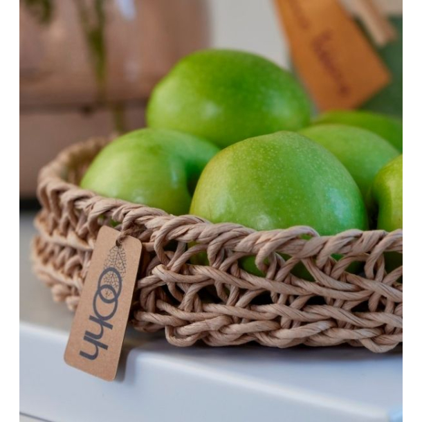 Woven Paper Trays Set of 3, Natural