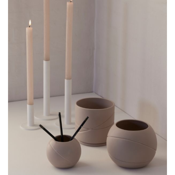 Water Flow potte, Light Brown