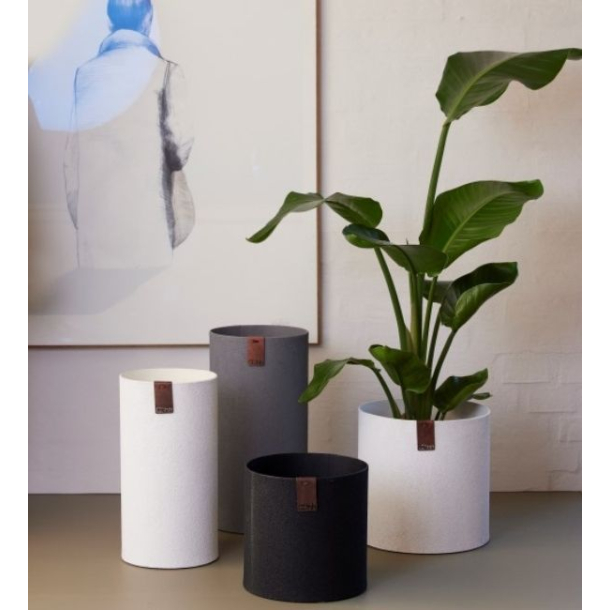 St af 2 Dune XL vase, Hvid