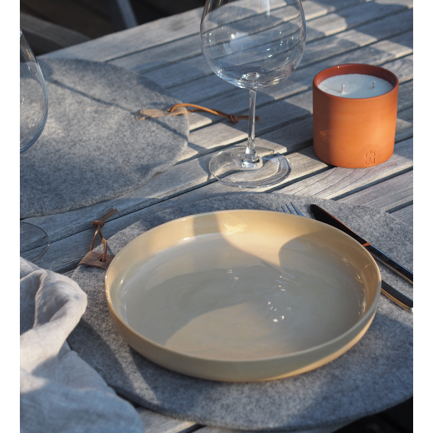 Hynde af Zero Waste uld, Grey