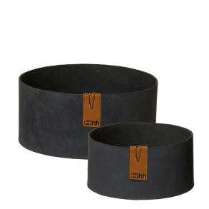 Set of 2 Tokyo trays, Black