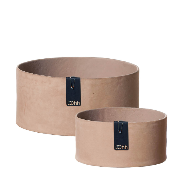 Set of 2 Tokyo trays, Light Brown