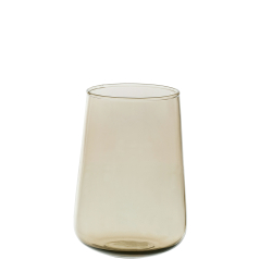 Valencia drop vase, Champagne