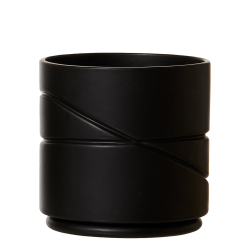 Water Flow Pot, Black