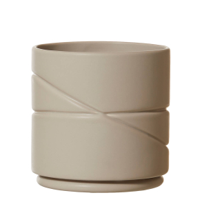 Water Flow potte, Light Brown