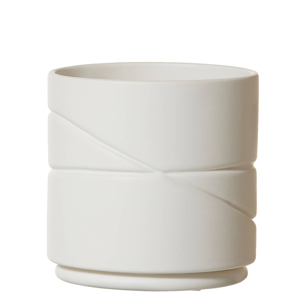 Water Flow potte, White