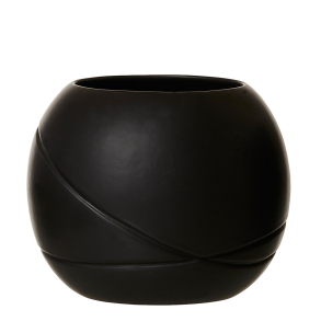 Water Flow Vase, stor, Black