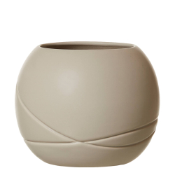 Water Flow Vase, stor, Light Brown