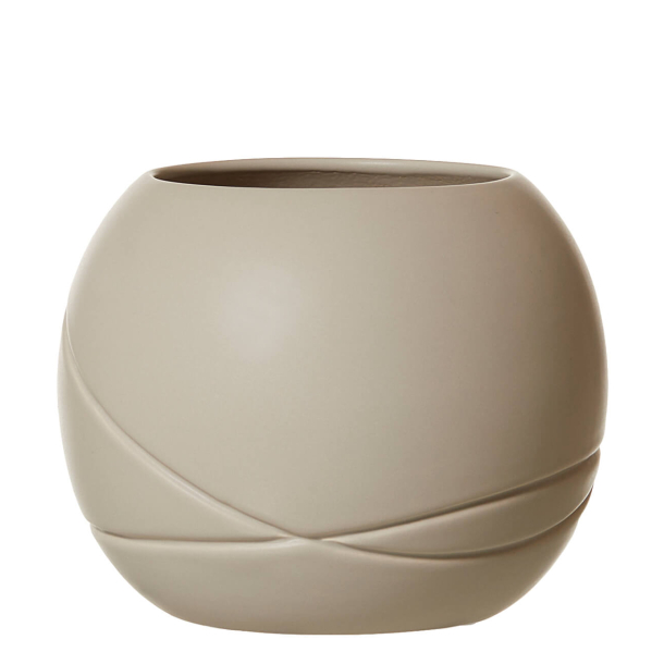 Water Flow Vase, large, Light Brown
