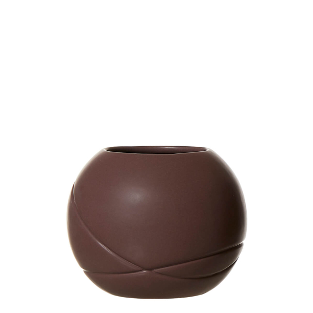 Water Flow Vase, small, Fudge