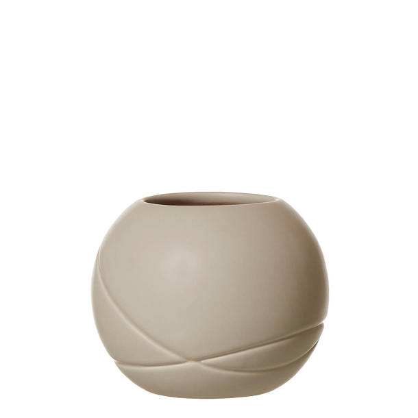 Water Flow Vase, Small, Light Brown