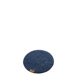 Coaster af Zero Waste uld, Blue