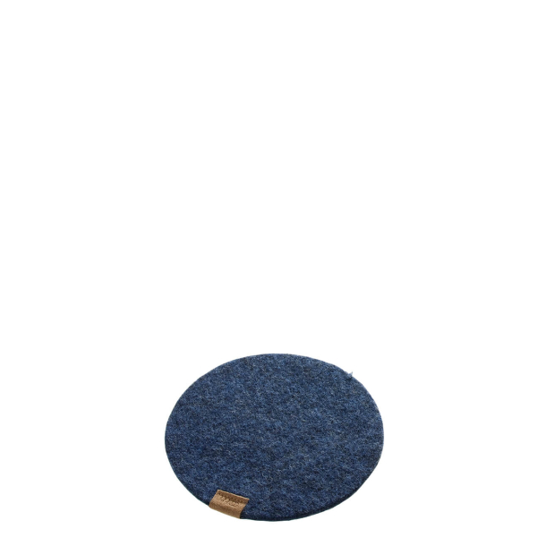 Coaster af Zero Waste uld, Blue