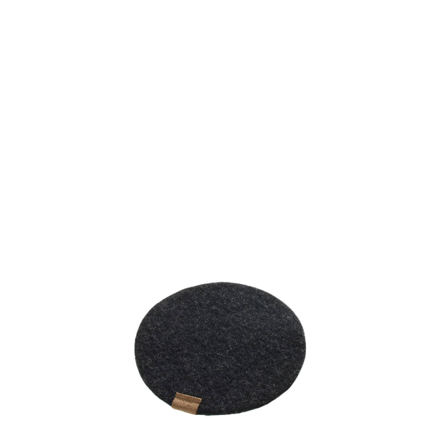 Coaster af Zero Waste uld, Charcoal