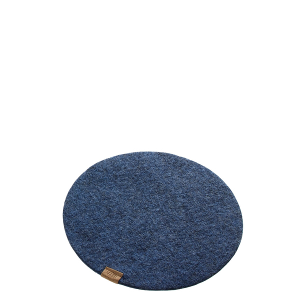 Coaster af Zero Waste uld, Blue