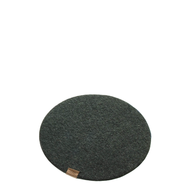Coaster af Zero Waste uld, Green