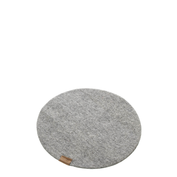 Coaster af Zero Waste uld, Grey