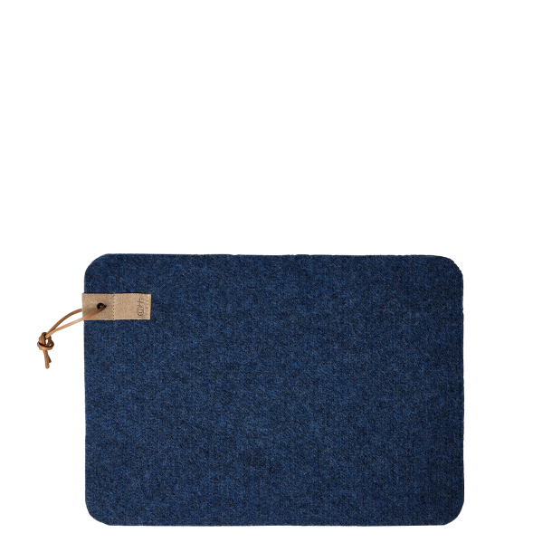 Underlag af Zero Waste uld, Blue