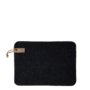 Underlag af Zero Waste uld, Charcoal