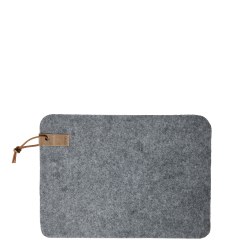 Underlag af Zero Waste uld, Grey