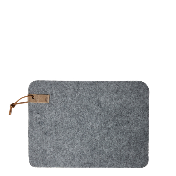 Underlag af Zero Waste uld, Grey