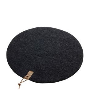 Hynde af Zero Waste uld, Charcoal