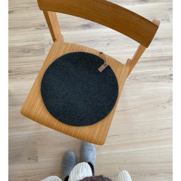 Hynde af Zero Waste uld, Grey