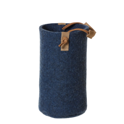 Vinkler af Zero Waste uld, Blue