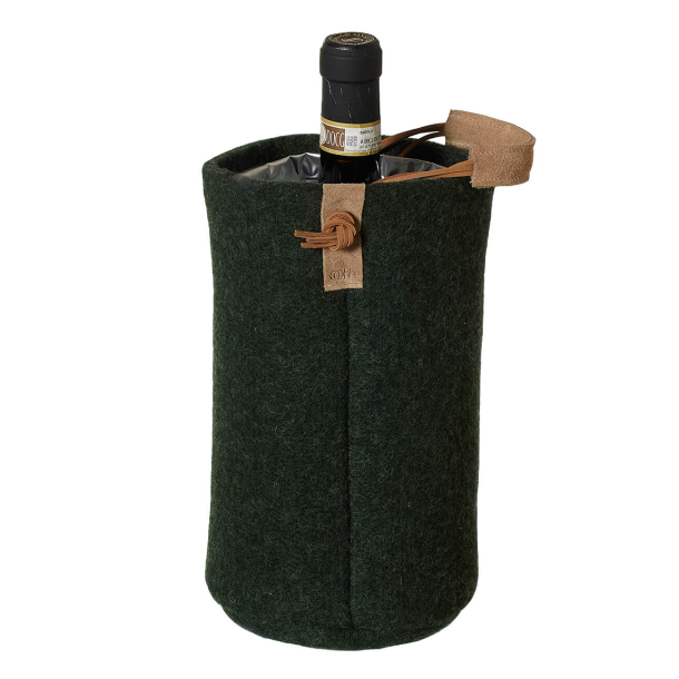 Vinkler af Zero Waste uld, Green